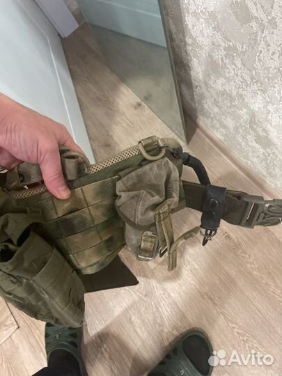 Тактический пояс и бронежилет ссо