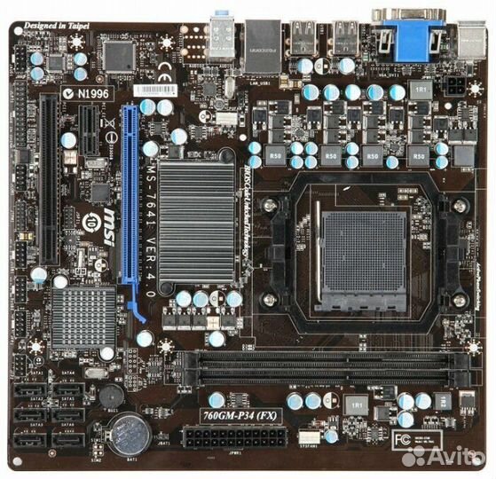 Материнка MSI Socket AM3+