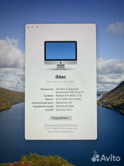 Apple iMac Retina 4K 21.5 2019