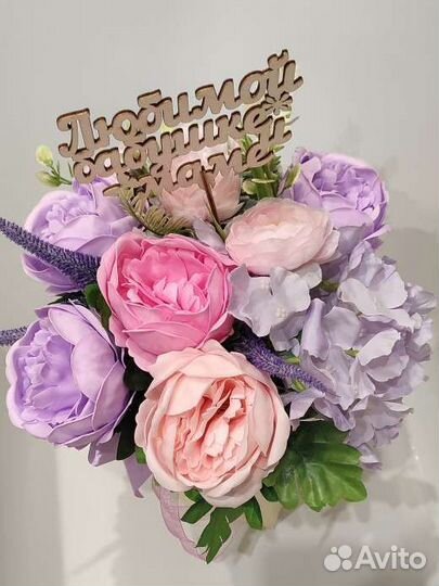 Цветы мыльные букет