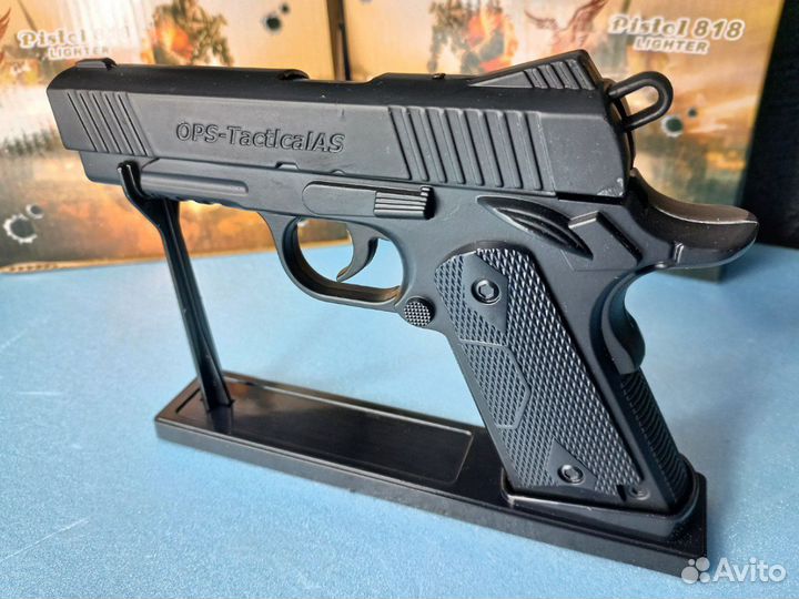 Газовая турбо зажигалка пистолет