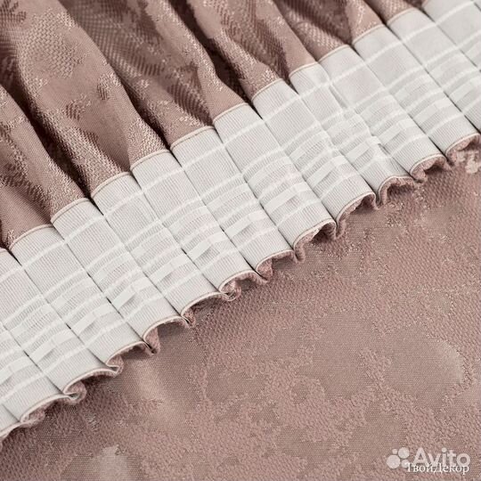 Шторы розовые