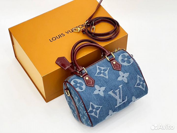 Сумка Louis Vuitton speedy 25 denim