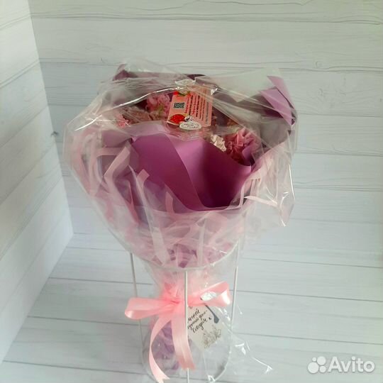 Букеты зефирных цветов