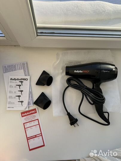 Фен BaByliss Pro caruso ionic 2400W