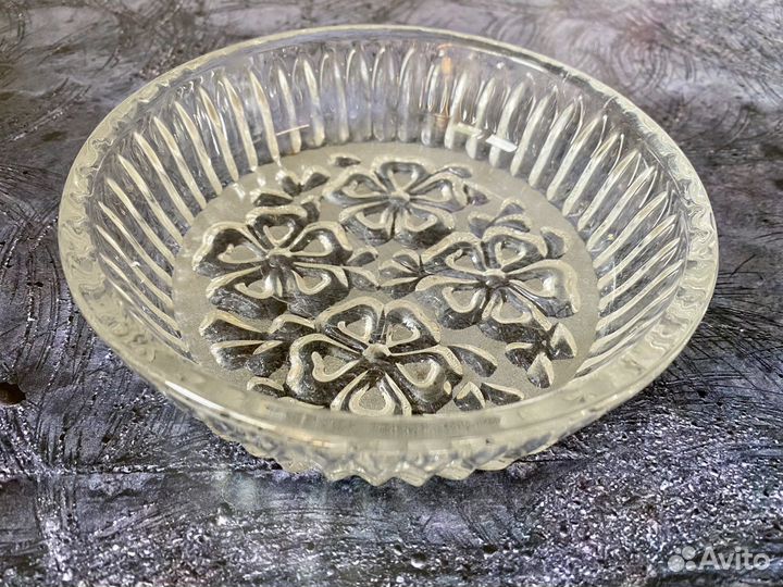 Хрустальные вазы менажницы конфетницы СССР