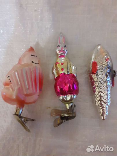Елочные игрушки СССР