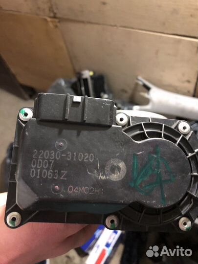 Дросельная заслонка lexus is 250