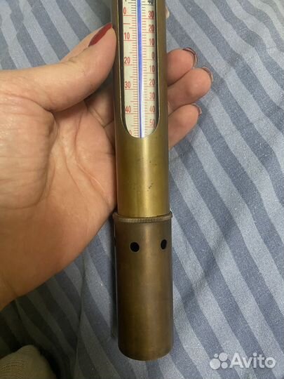 Подвесной настенный термометр с красной шкалой