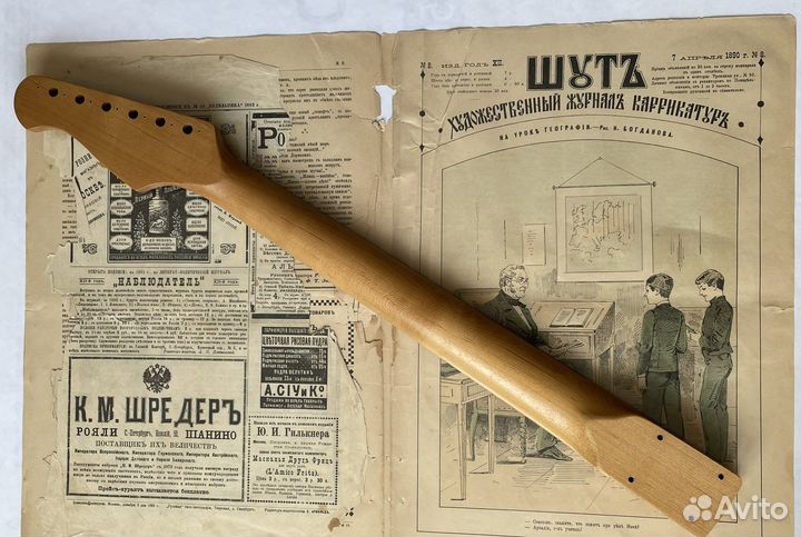 Гриф стратокастер Harley Benton Vintage