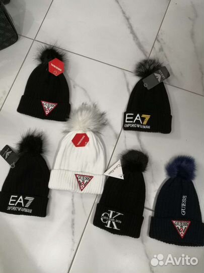 Шапка guess, Calvin Klein, armani