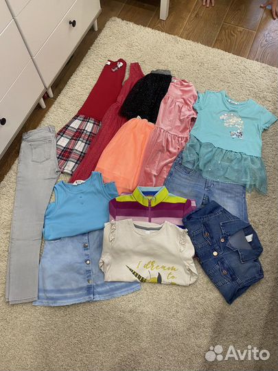 Одежа для девочки на рост 128
