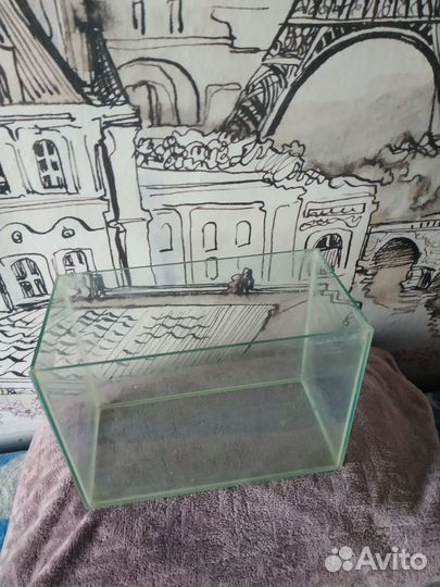 Аквариум 5 литров, камушки в комплекте