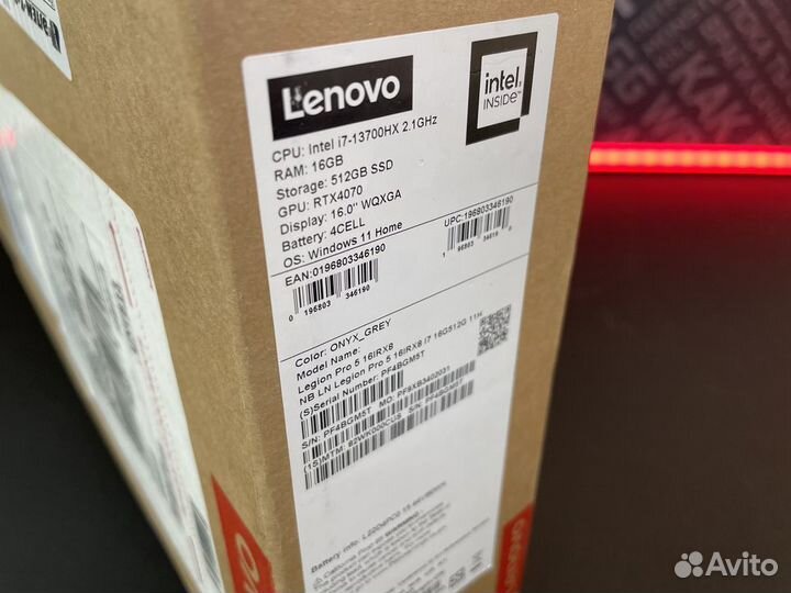 Lenovo Legion 5 Pro NEW i7-13700HX/RTX4070 USA