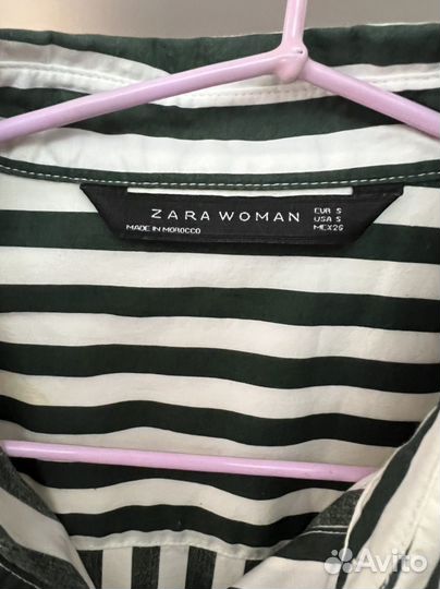 Платье рубашка zara