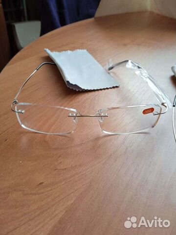 Очки без оправы с дптр