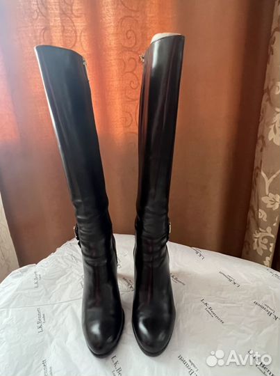 Женские сапоги натуральная кожа демисезонные 37р