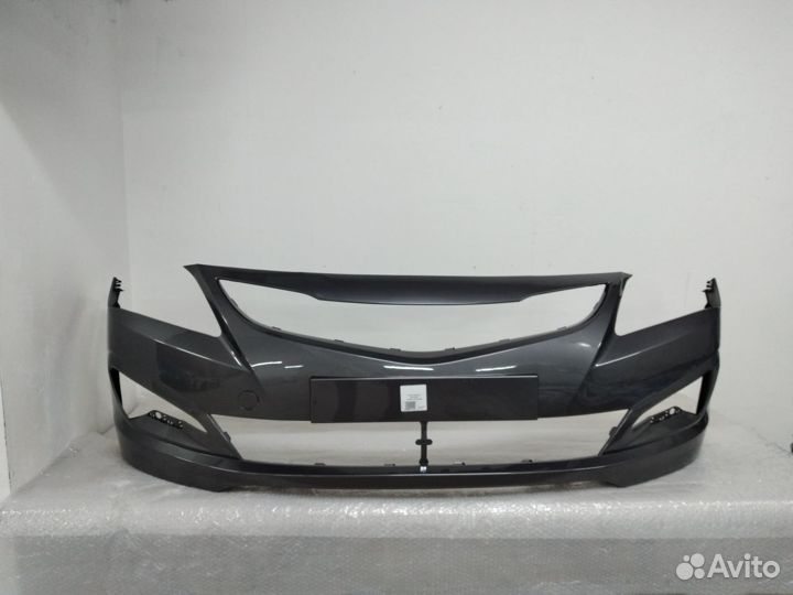 Бампер Hyundai Solaris 2014-2017 Солярис передний