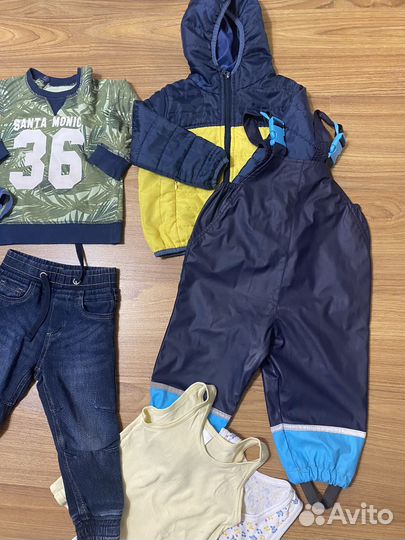 Фирменные вещи пакетом на мальчика 86-92