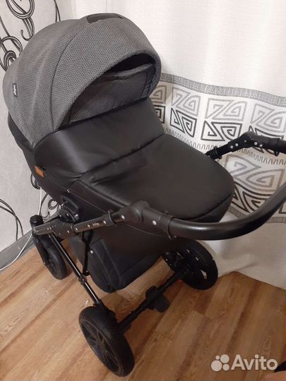 Коляска 2 в 1 эко кожа
