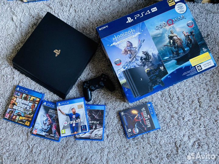 Sony Playstation 4 Pro 7208b 9.0 Прошита с Играми