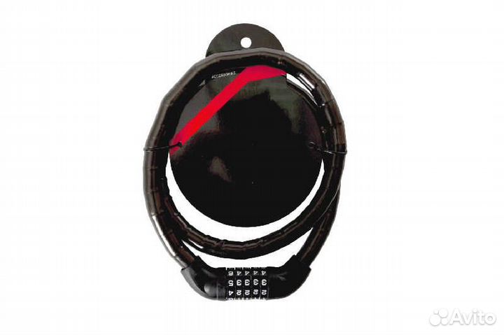 Замок противоугонный STG TYT923 кодовый, 18х1200 мм