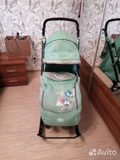 Коляска санки