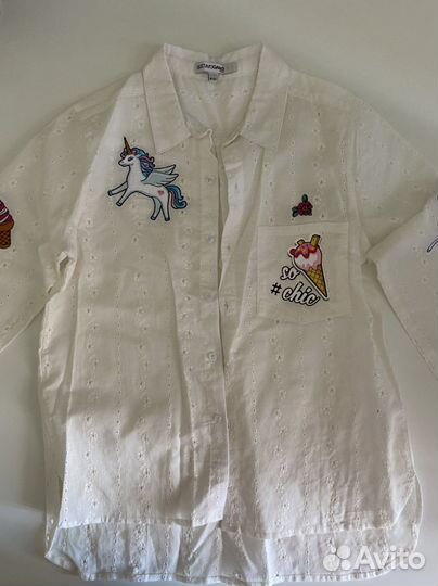 Рубашка для девочки 128-134