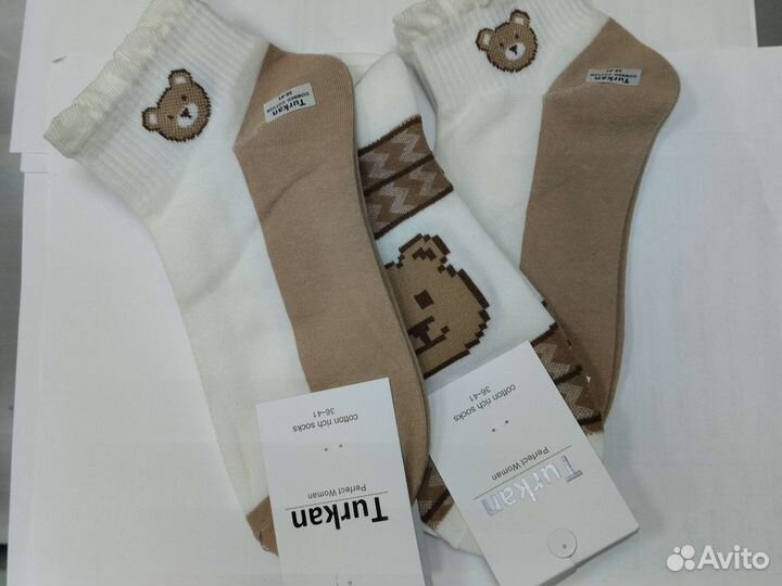 Носки женские детские мишки