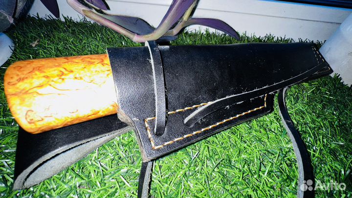 Нож якутский охотничий ручной работы