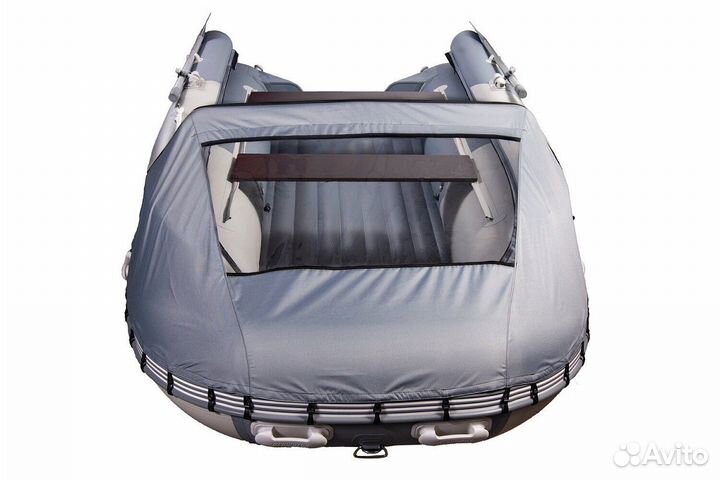 Лодка пвх Нднд gladiator E420X светло/темно-серый