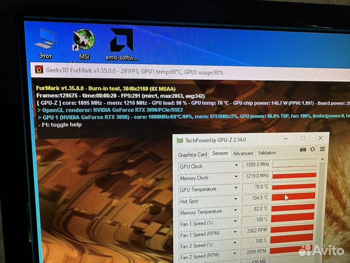 Видеокарта Palit RTX 3090 24G Gamerock