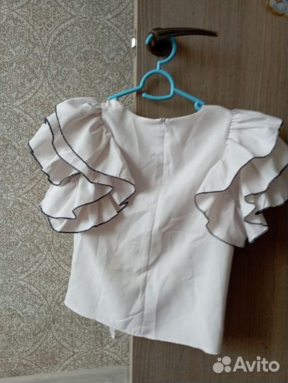 Блузка белая школьная