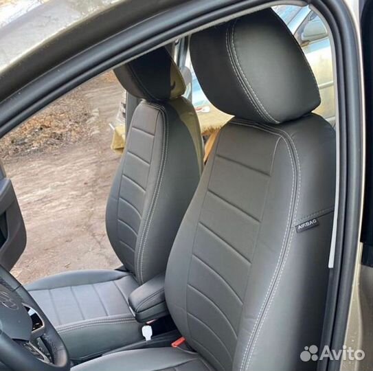 Чехлы из экокожи для VW Polo с 2020 от Автопилот