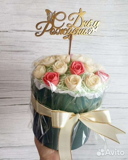 Шоколадные розы подарок на день рождения