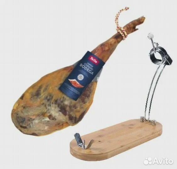 Хамон Tello + хамонера Барселона + нож