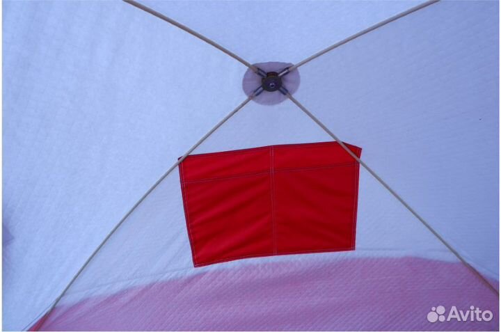 Палатка для зимней рыбалки куб 3 слоя, 4-местная