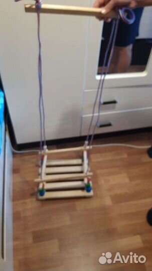 Качели детские подвесные новый
