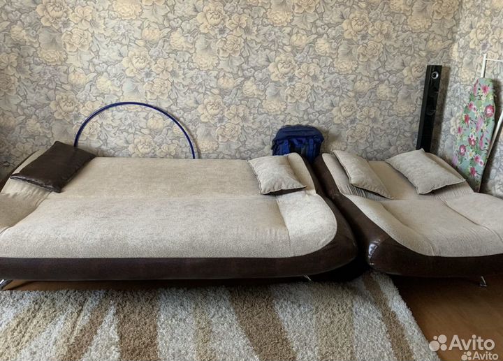 Диван и 2 кресла б/у