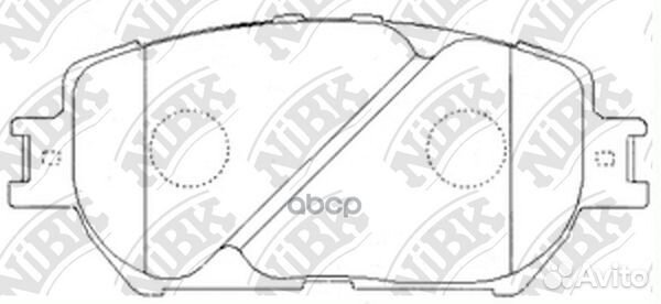 Колодки тормозные toyota camry (V30 ) 2.4/3.0