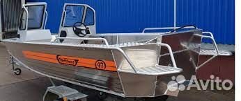 Лодка алюминиевая Вельбот 47 джонбот