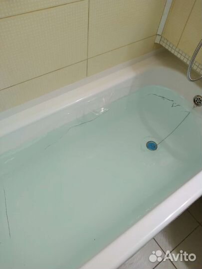 Реставрация ванн: вкладыш в ванну