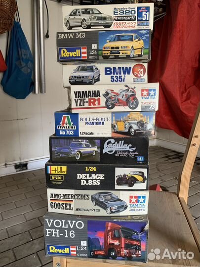 Сборные модели 1 24 Tamiya Revell Heller Italeri