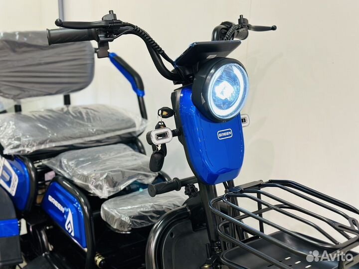 Трицикл Электрический Green Новый 600Вт