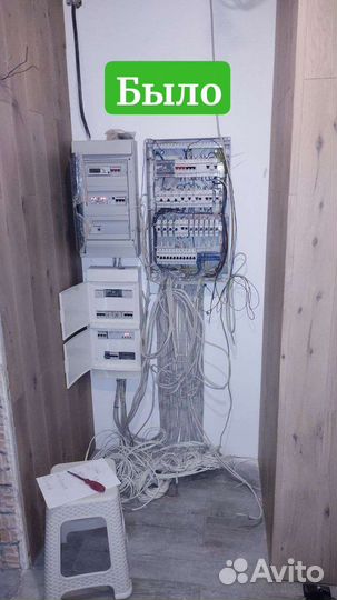 Электрик, уборка проводов, слаботочка