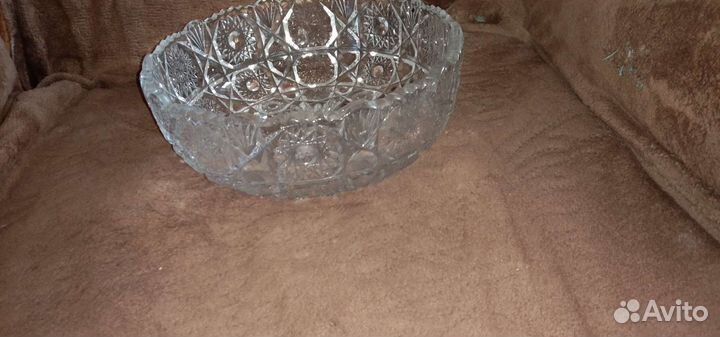 Ваза хрустальная Советских времён