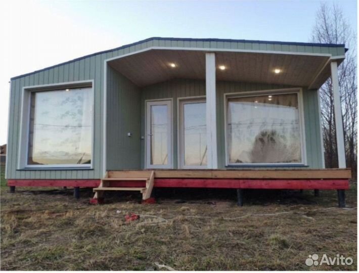 Каркасный теплый дом с доставкой 75 м кв, арт. дс-4606