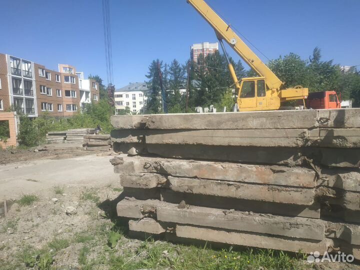 Бетонные плиты 3х1.75 бу