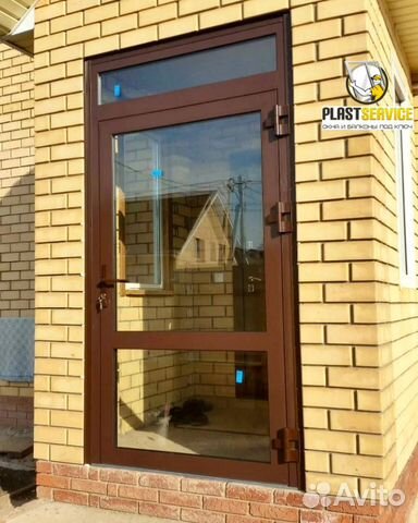 Дверь входная алюминиевая