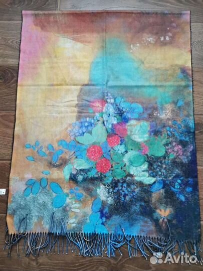 Палантин кашемировый. Новый